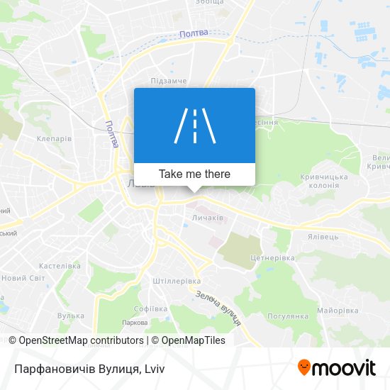 Парфановичів Вулиця map