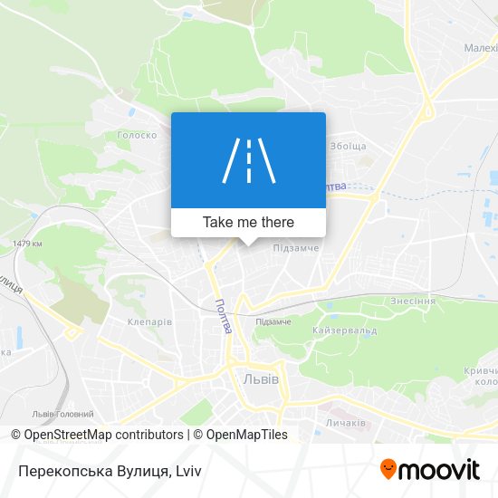 Перекопська Вулиця map