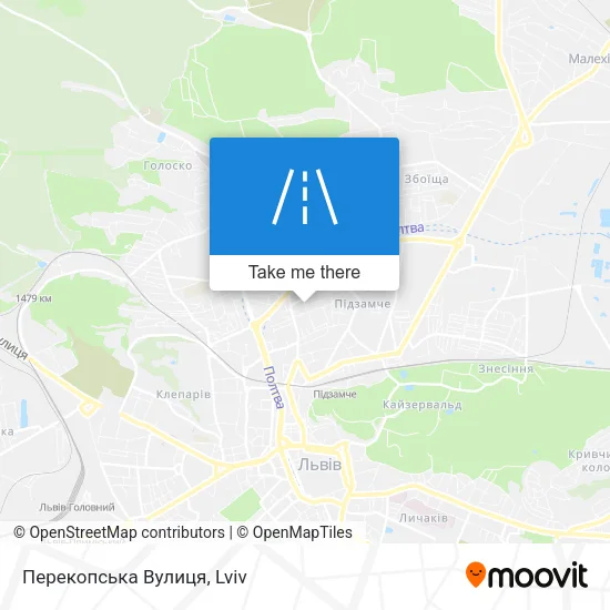 Карта Перекопська Вулиця