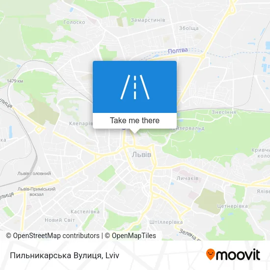 Карта Пильникарська Вулиця