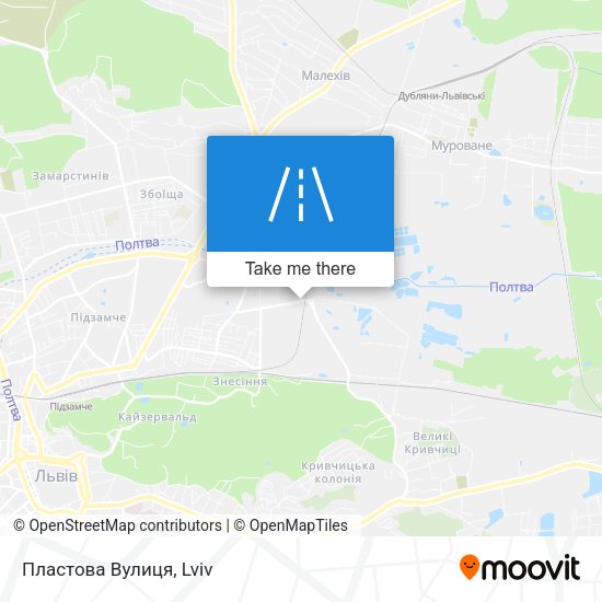 Пластова Вулиця map