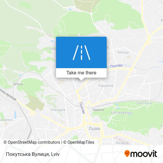 Покутська Вулиця map