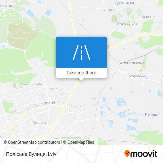 Поліська Вулиця map