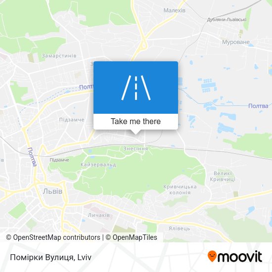 Помірки Вулиця map