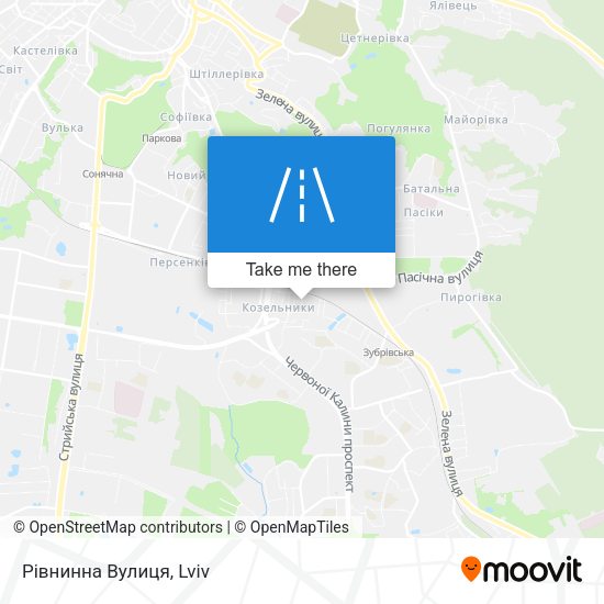 Рівнинна Вулиця map