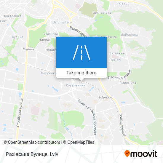 Рахівська Вулиця map