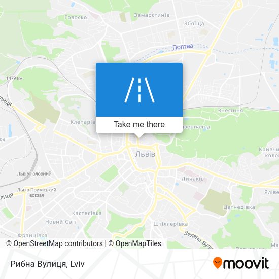 Рибна Вулиця map