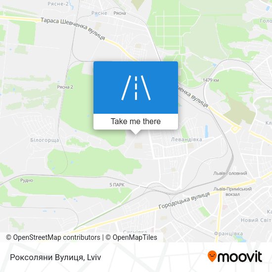 Роксоляни Вулиця map