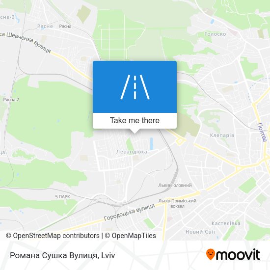 Романа Сушка Вулиця map