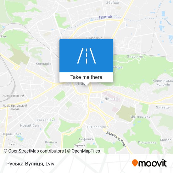 Руська Вулиця map