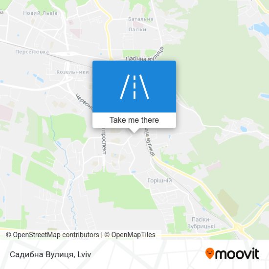 Садибна Вулиця map