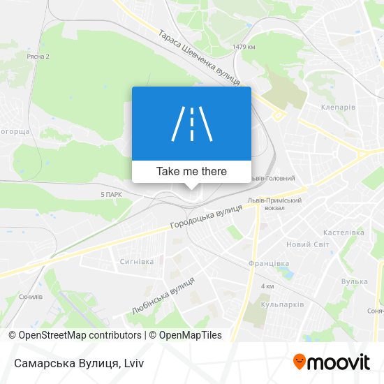 Самарська Вулиця map