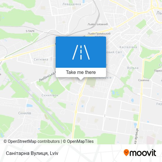Санітарна Вулиця map
