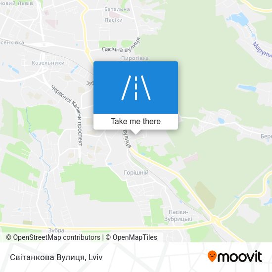 Світанкова Вулиця map