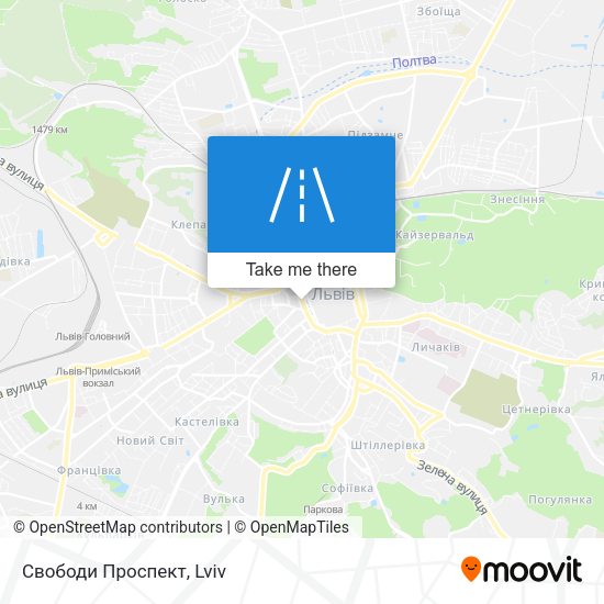 Свободи Проспект map