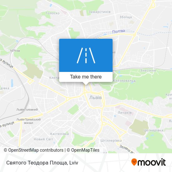 Святого Теодора Площа map