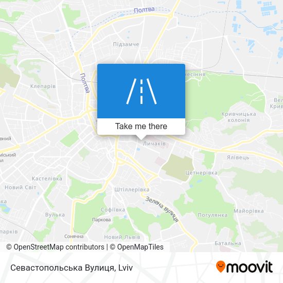Севастопольська Вулиця map