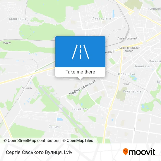 Карта Сергія Євського Вулиця