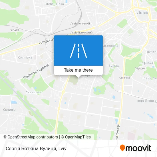 Карта Сергія Боткіна Вулиця