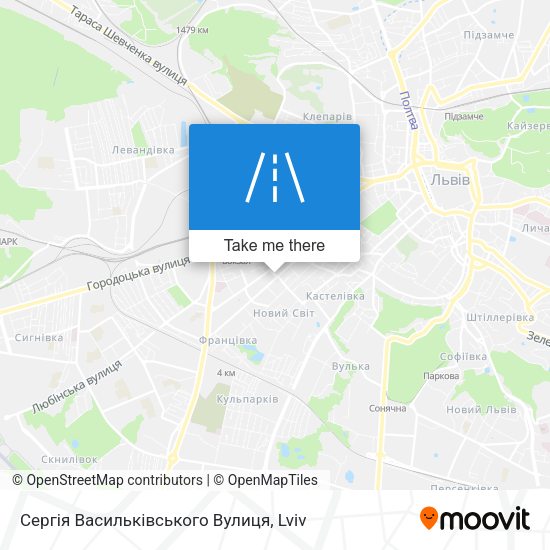 Сергія Васильківського Вулиця map