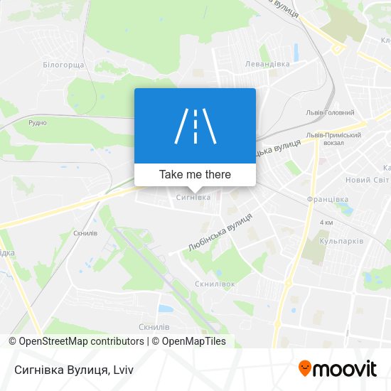 Сигнівка Вулиця map