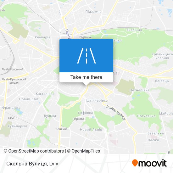 Скельна Вулиця map