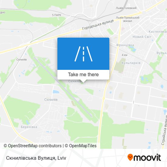 Скнилівська Вулиця map