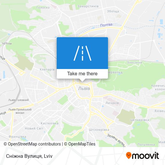 Сніжна Вулиця map