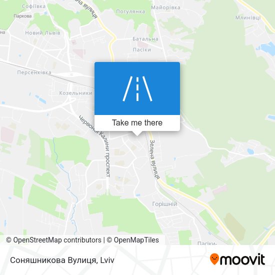 Соняшникова Вулиця map