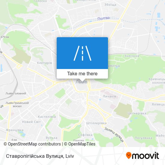 Ставропігійська Вулиця map