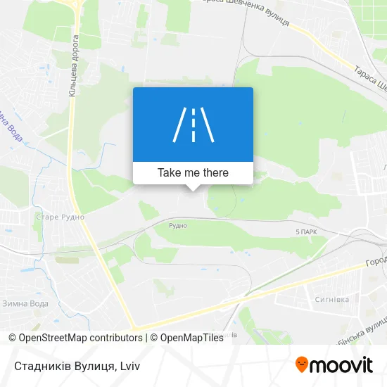 Карта Стадників Вулиця