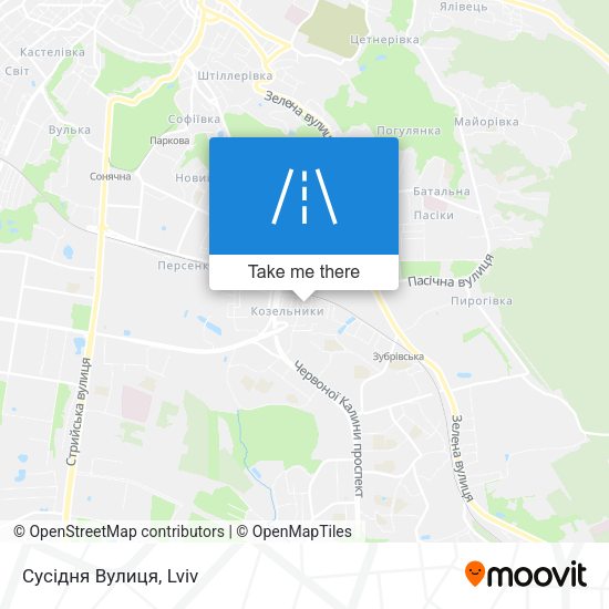 Сусідня Вулиця map