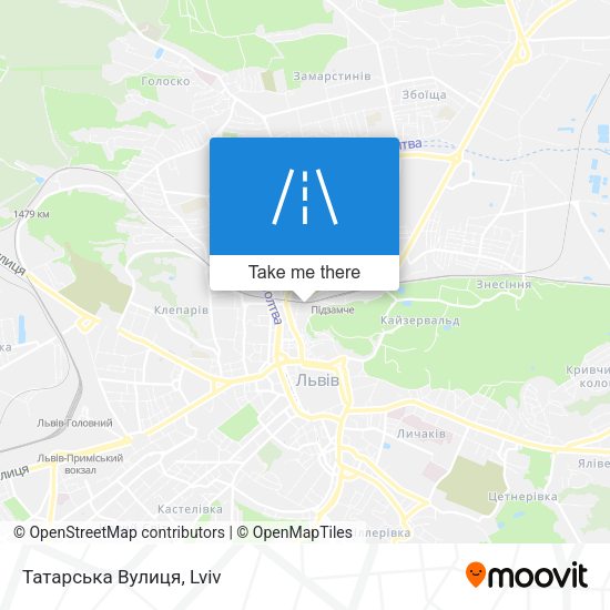 Татарська Вулиця map