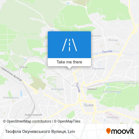 Теофіла Окуневського Вулиця map