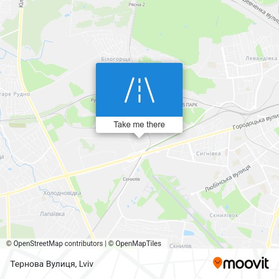 Тернова Вулиця map