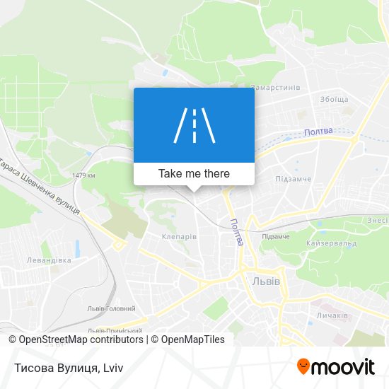 Тисова Вулиця map