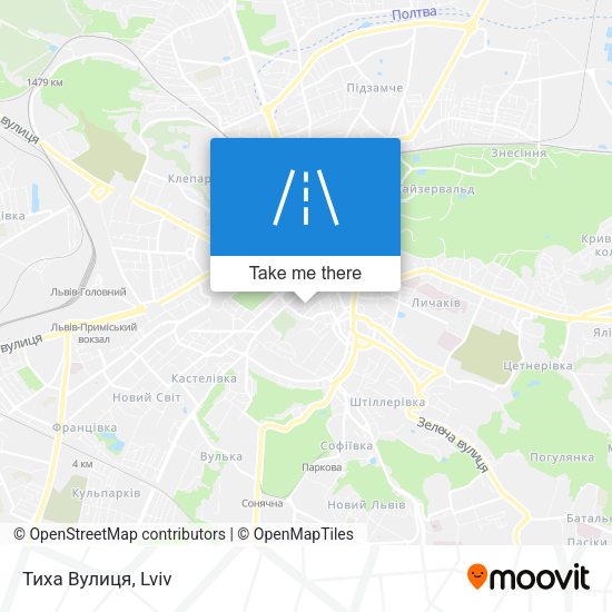 Тиха Вулиця map