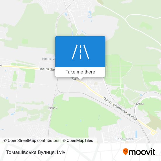 Томашівська Вулиця map