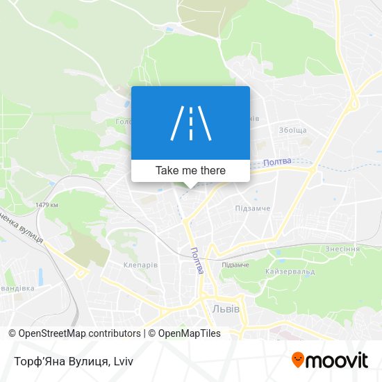 Торф’Яна Вулиця map
