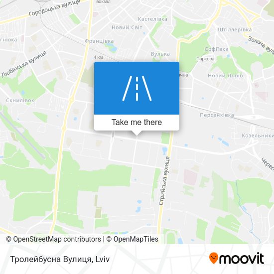 Тролейбусна Вулиця map
