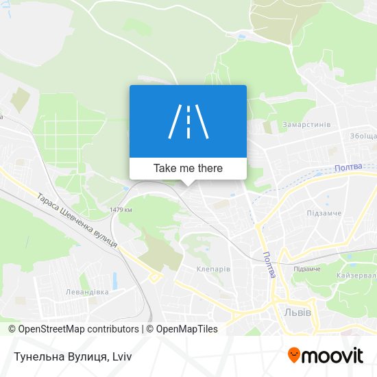 Тунельна Вулиця map