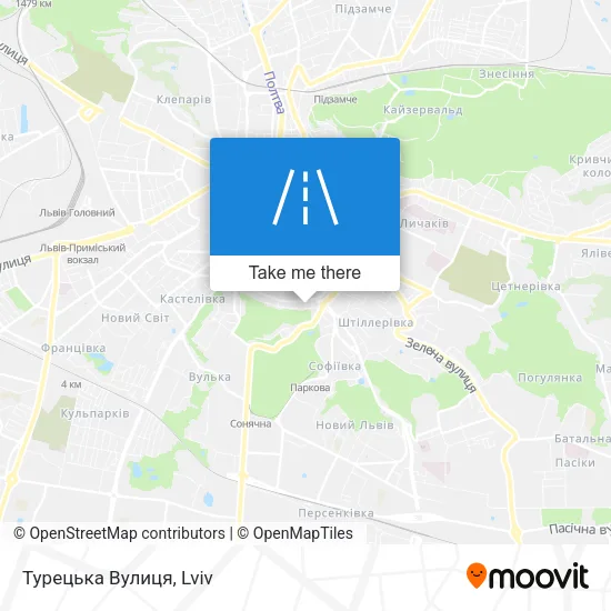 Карта Турецька Вулиця