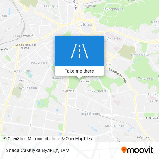 Уласа Самчука Вулиця map