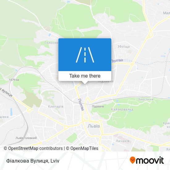 Фіалкова Вулиця map