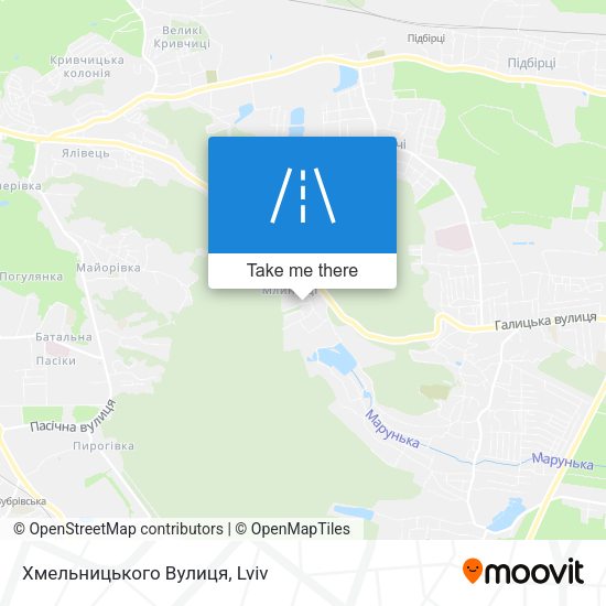 Хмельницького Вулиця map