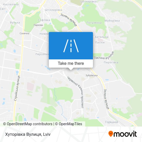Карта Хуторівка Вулиця