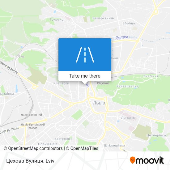 Цехова Вулиця map