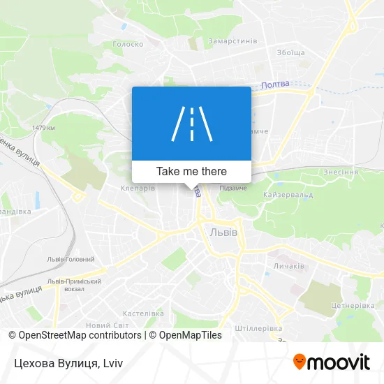 Цехова Вулиця map