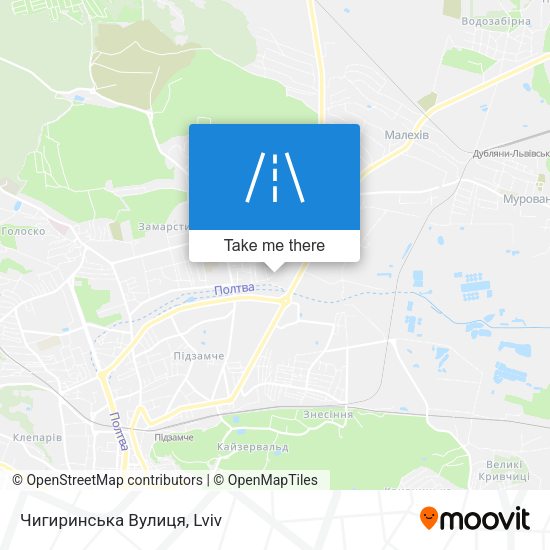 Чигиринська Вулиця map