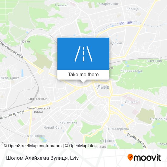 Шолом-Алейхема Вулиця map